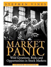 Cover of book entitled Market Panic by Stephen Vines.